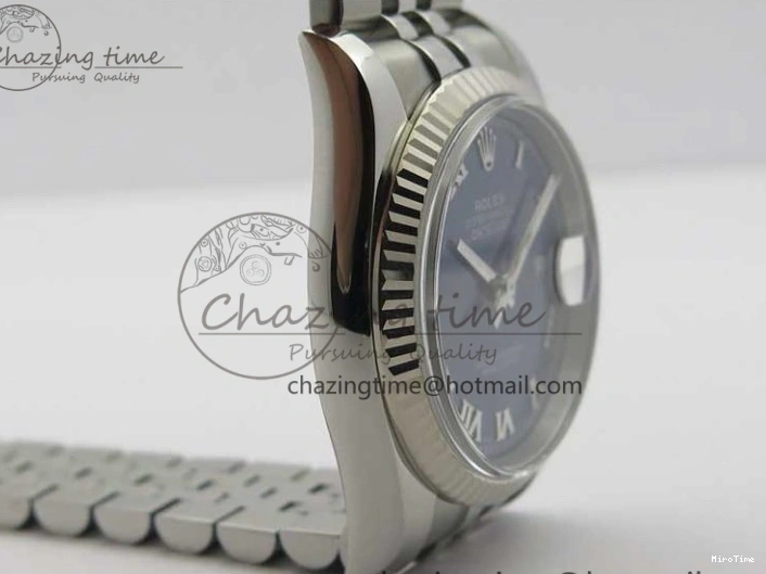 MiroTime 0801 DateJust 36 SS 116234 ARF 1:1 Best Edition 904L Steel Blue Dial Roman Markers on Jubilee Bracelet SH3135 V WellDesigned 3199